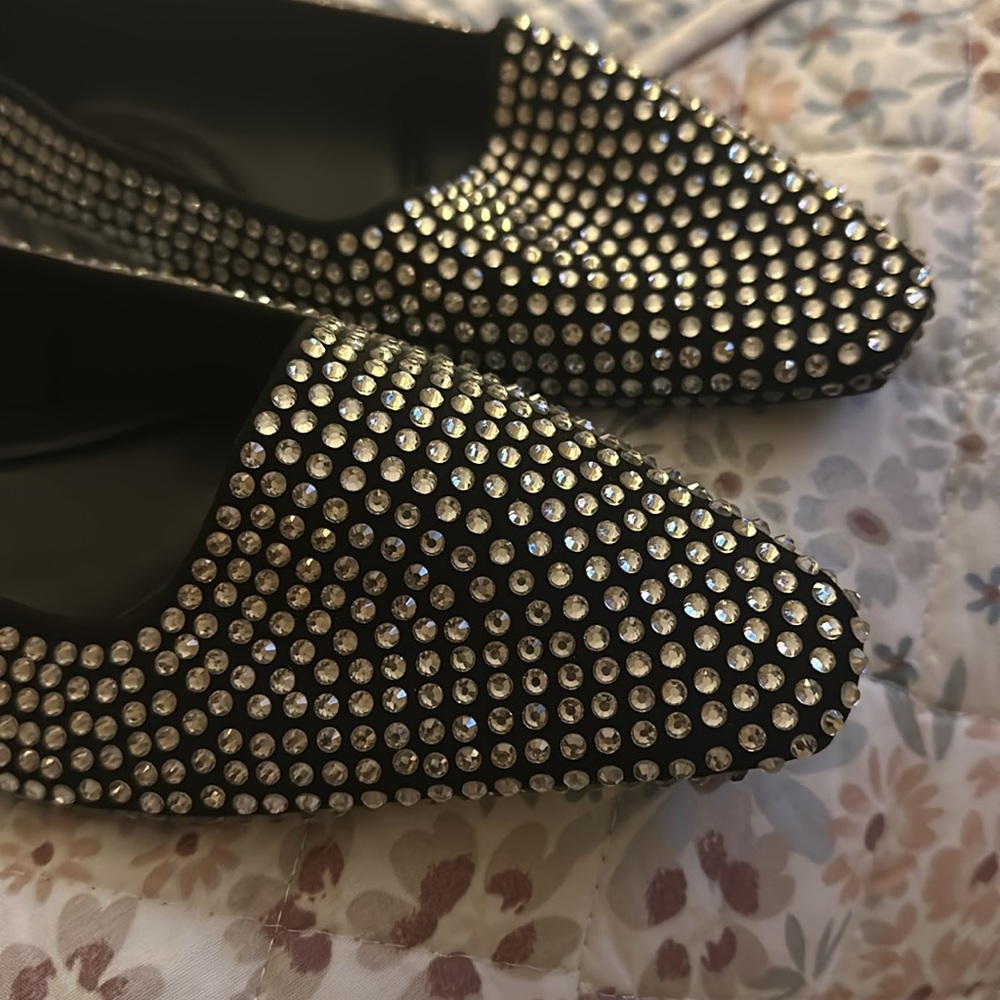 Elegant Black Studded Women's Shoes